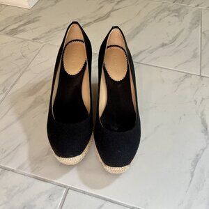 J. Crew Espadrille Canvas Wedges